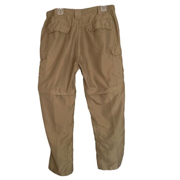 Utex Canada Army Olive Green Convertible Quick Dry Hiking Pants Sz L - Picture 2 of 8